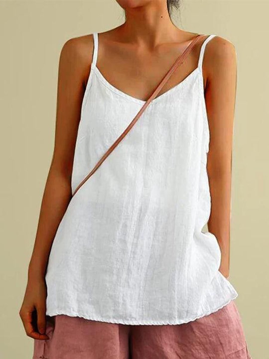 Ivy Linnen Blouse met V-hals