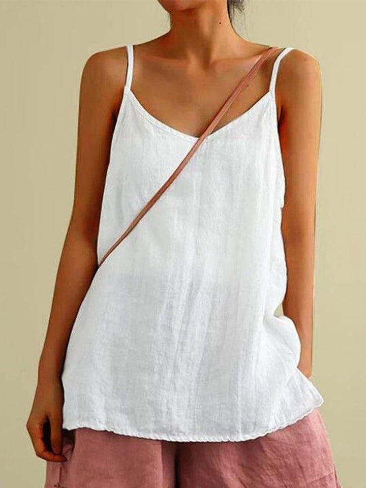 Ivy Linnen Blouse met V-hals