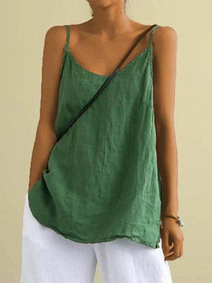 Ivy Linnen Blouse met V-hals