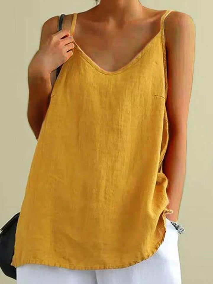 Ivy Linnen Blouse met V-hals