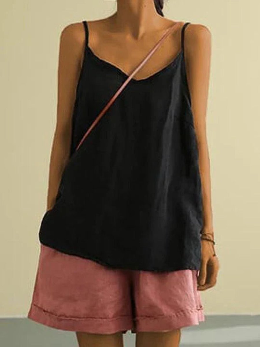 Ivy Linnen Blouse met V-hals