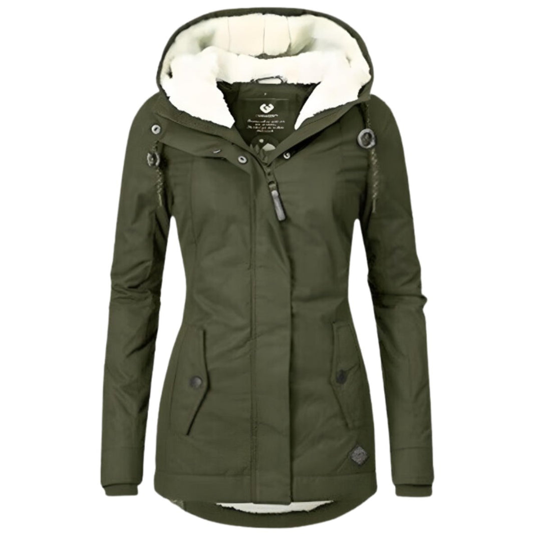 Grace Fleece Parka met Warm Gevoerd