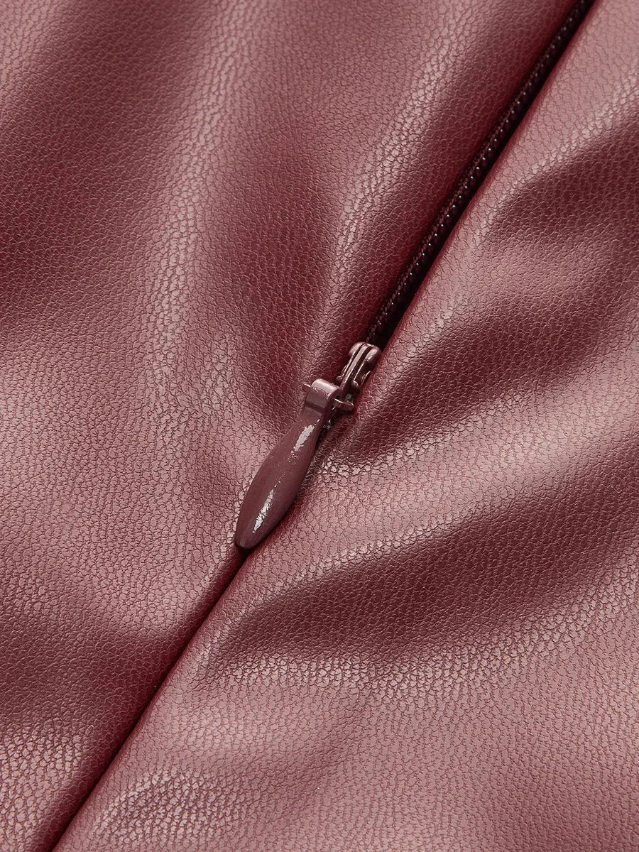 Olivia Satijnen Blouse met Rolkraag