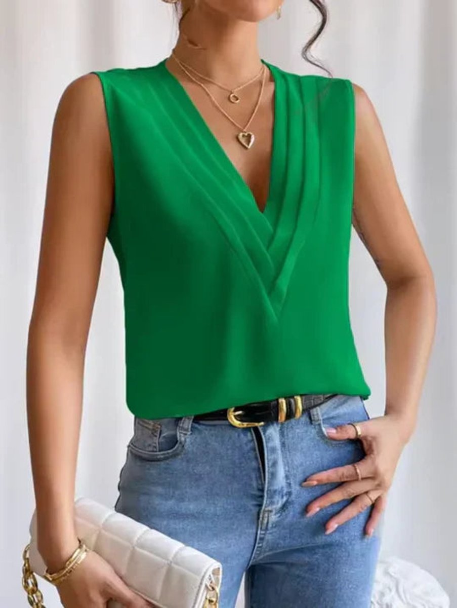 Isla Chiffon Blouse met Wikkeldetail