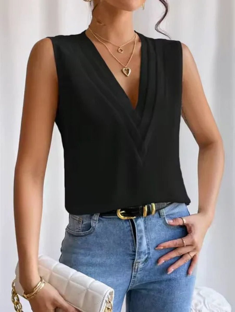 Isla Chiffon Blouse met Wikkeldetail