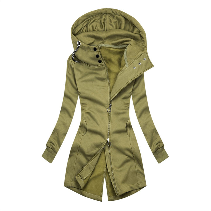Isla Lange Winterjas met Ritssluiting