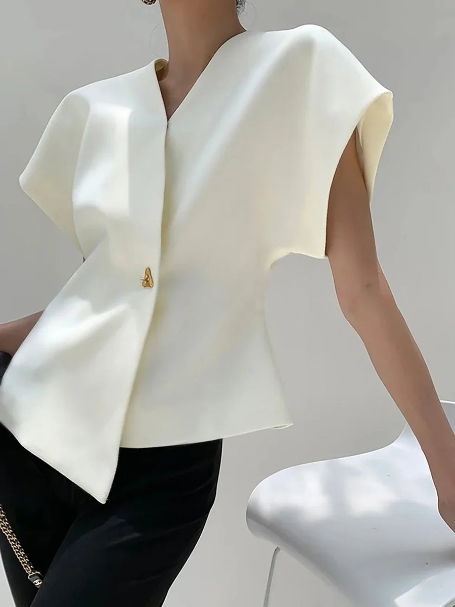 Isla Blouse met V-hals