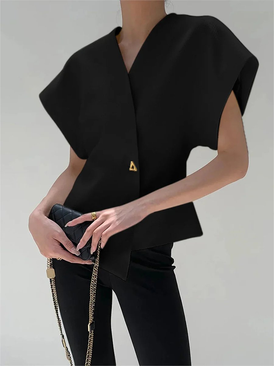 Isla Blouse met V-hals