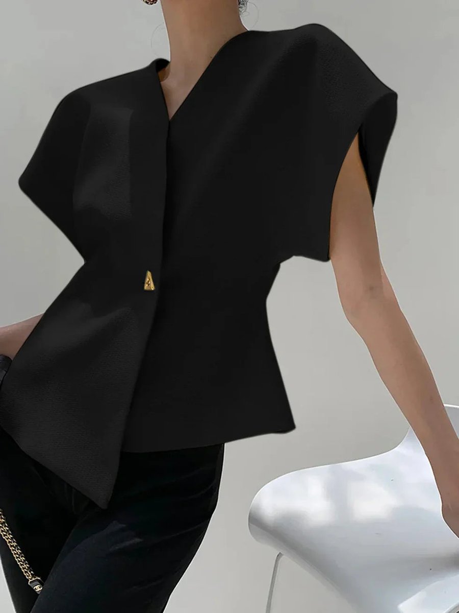 Isla Blouse met V-hals