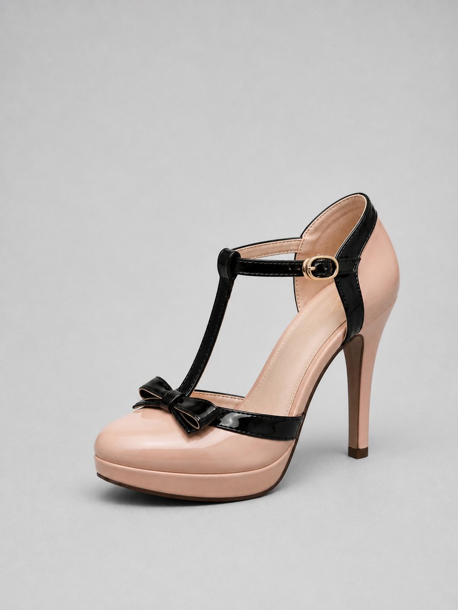 Olivia Pumps met Plateauzool