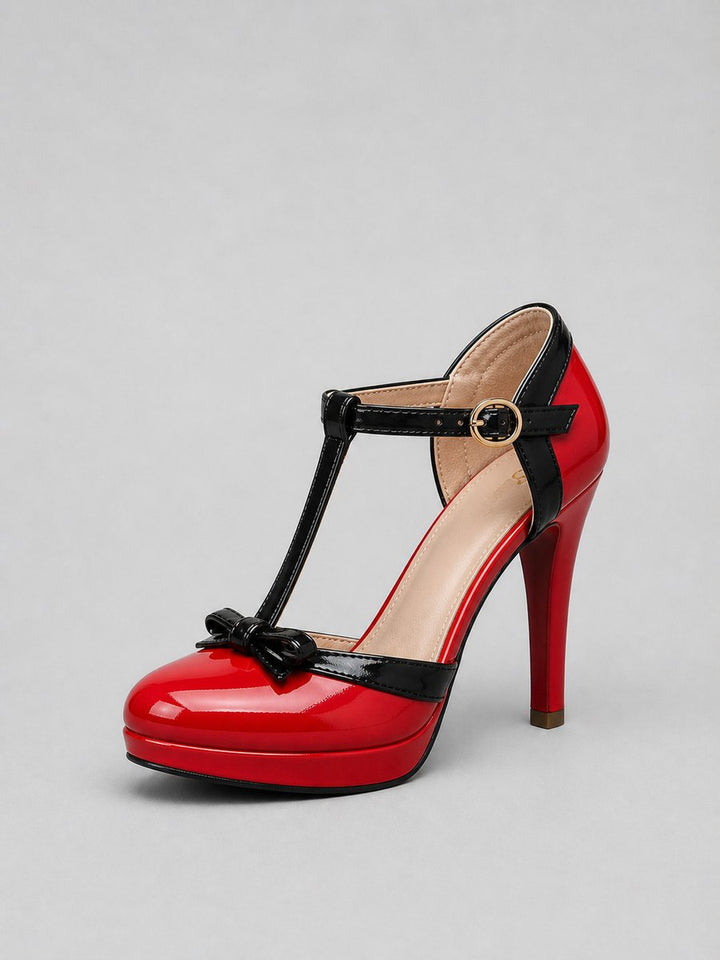 Olivia Pumps met Plateauzool