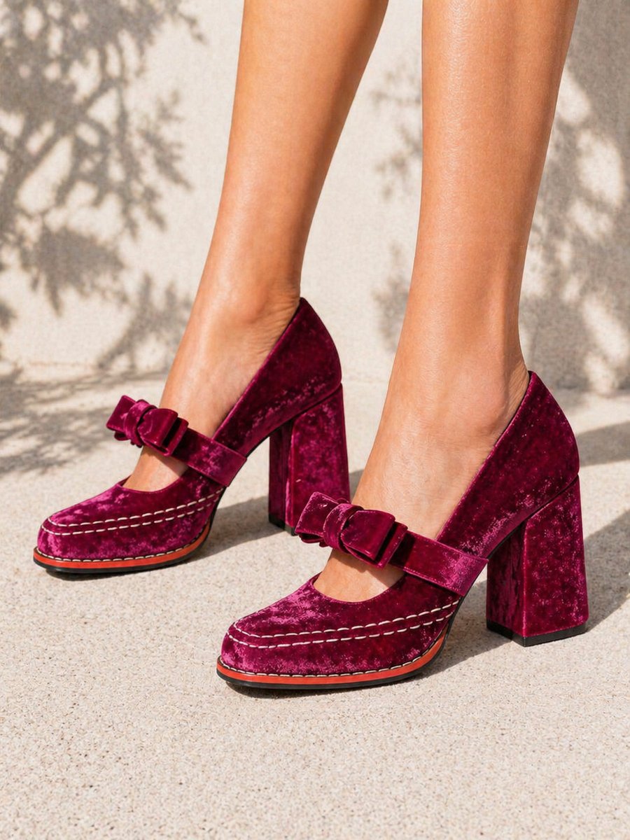 Rosie Pumps met Stabiele Blokhak