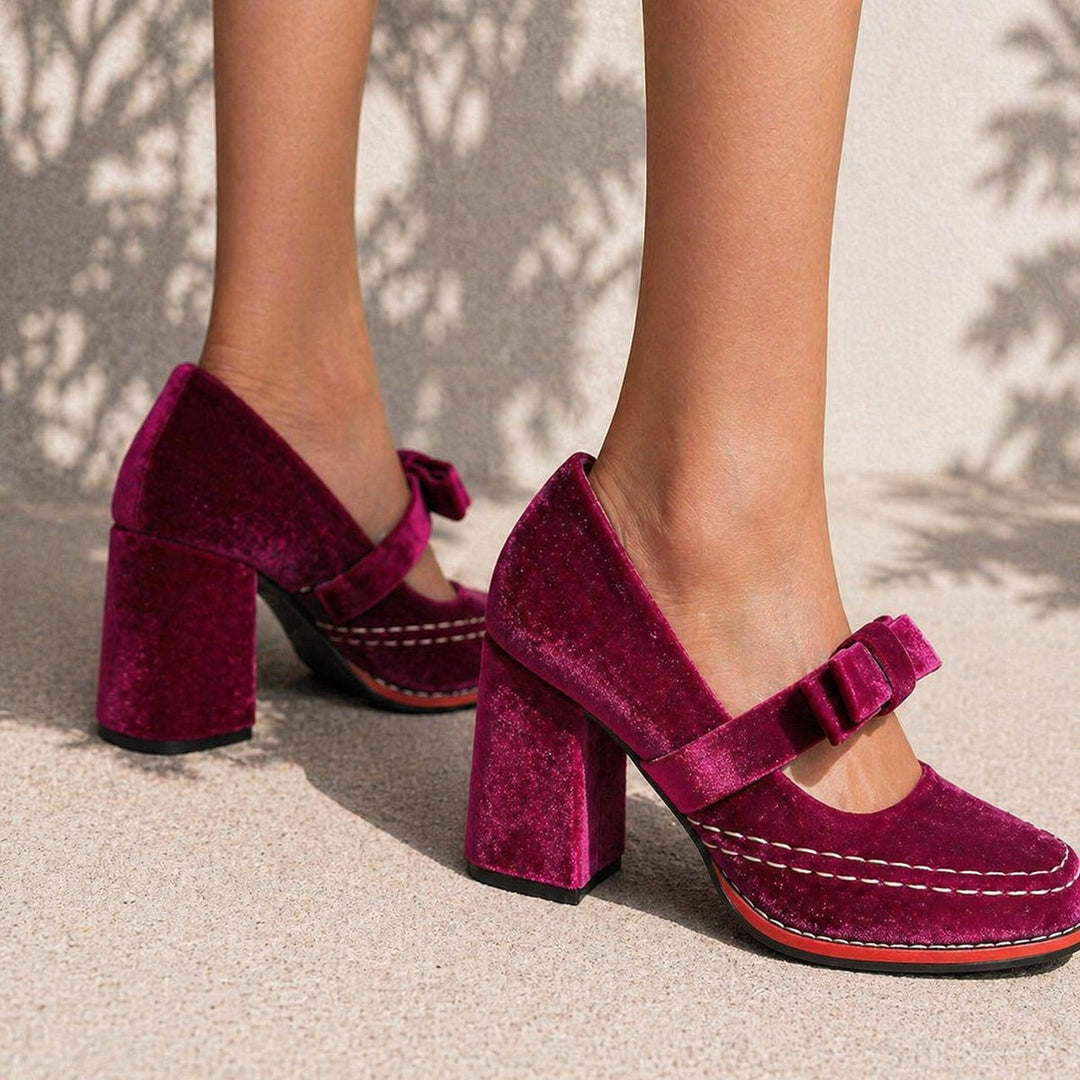Rosie Pumps met Stabiele Blokhak