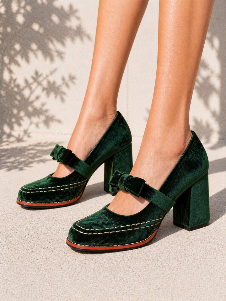 Rosie Pumps met Stabiele Blokhak