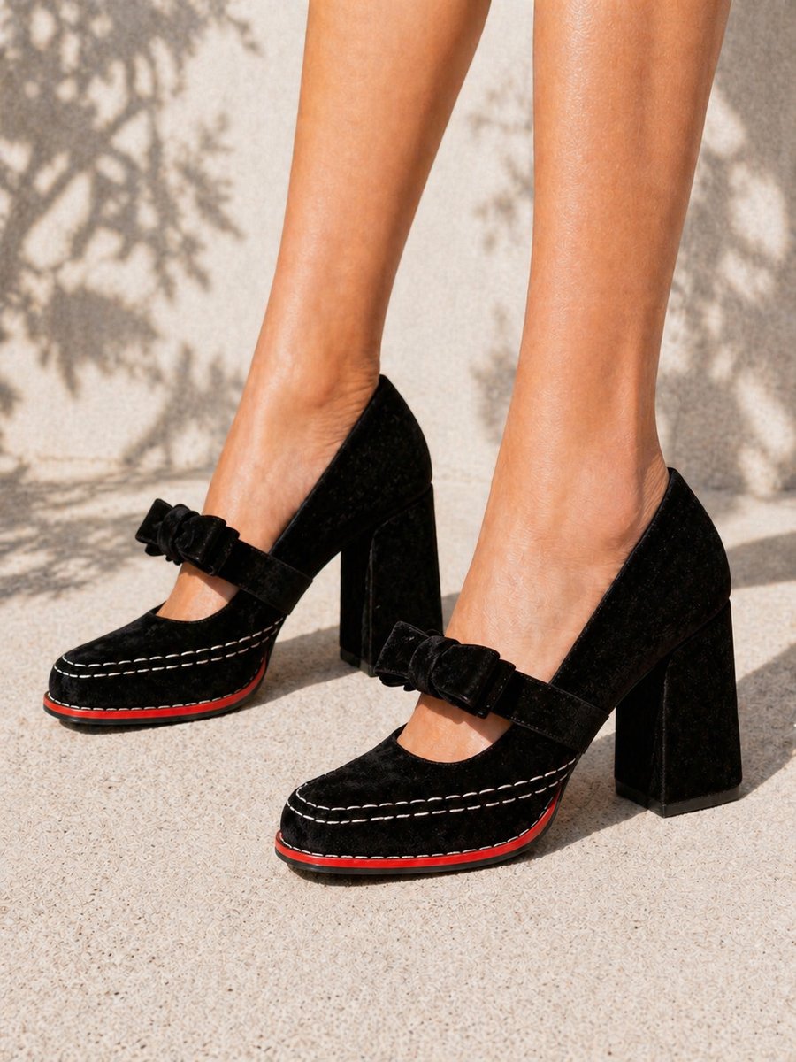 Rosie Pumps met Stabiele Blokhak