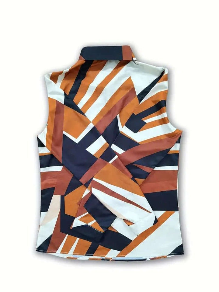 Scarlett Lange Blouse met Grafische Print
