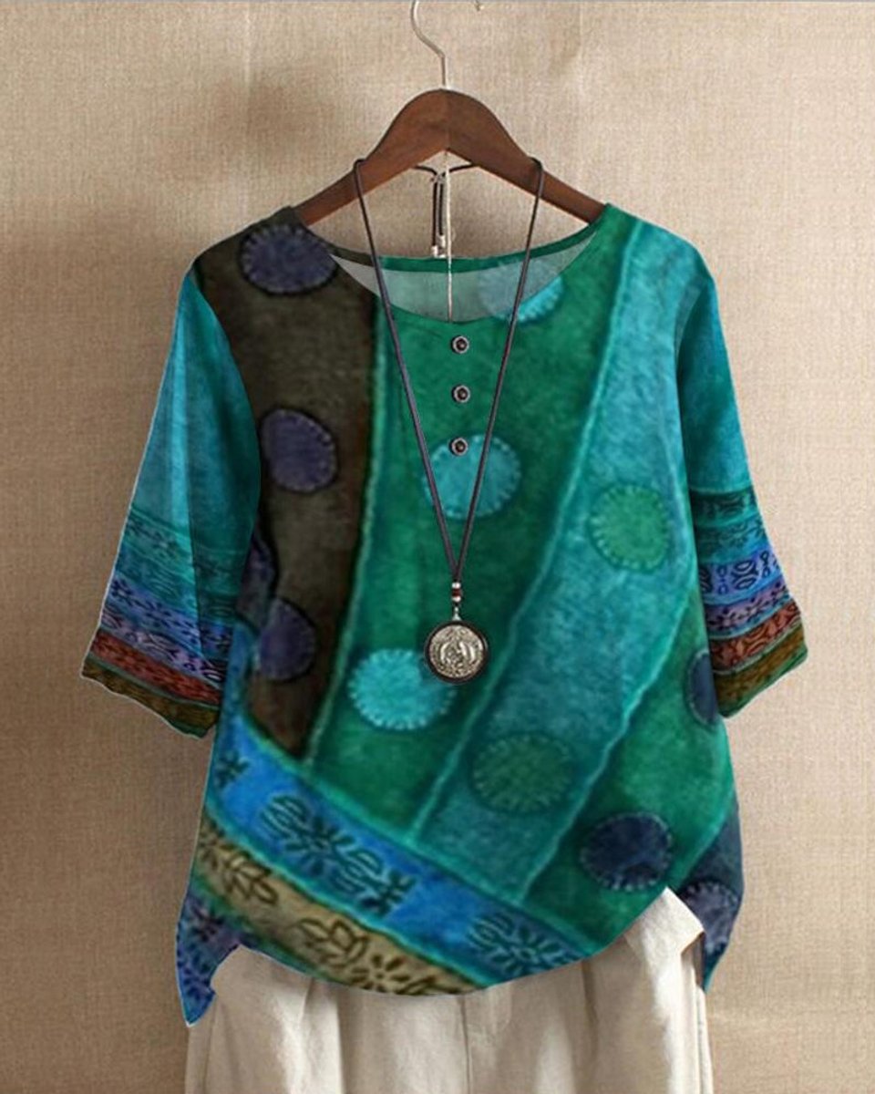 Rosie Blouse met Bloemenprint