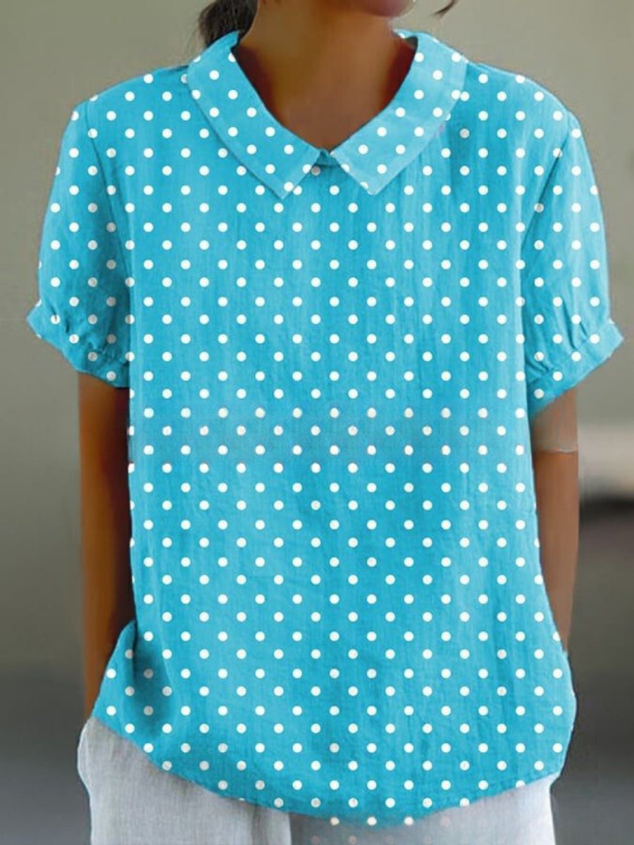 Lily Korte Blouse met Bloemenprint