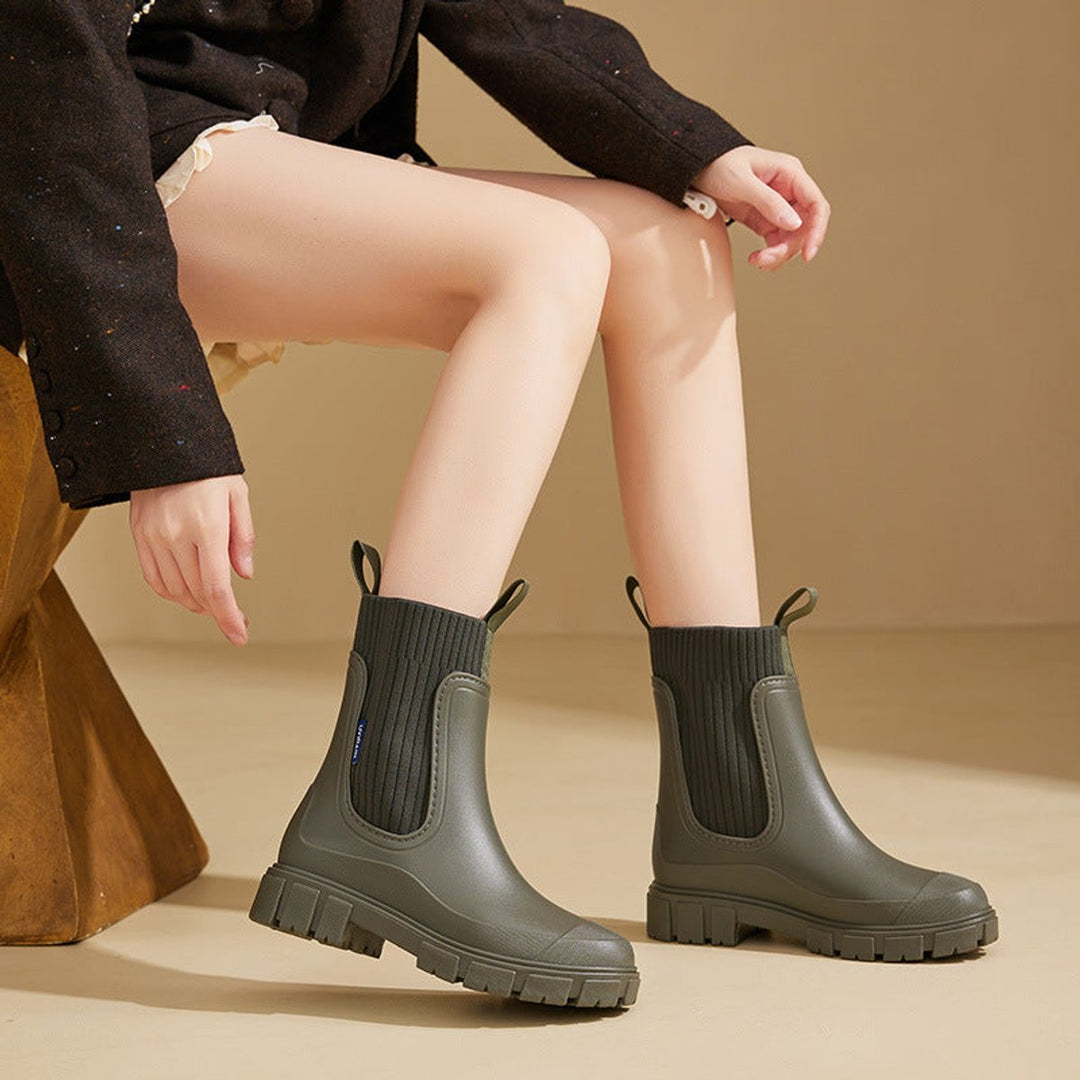Sophie Gebreide Chelsea Boots