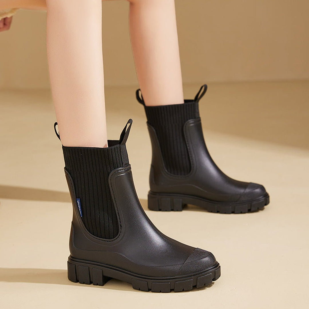 Sophie Gebreide Chelsea Boots