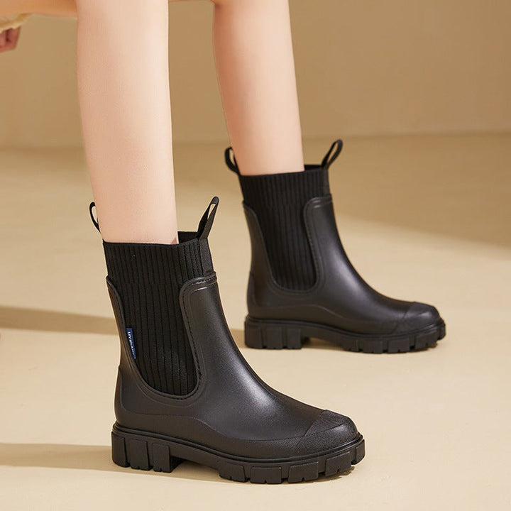 Sophie Gebreide Chelsea Boots