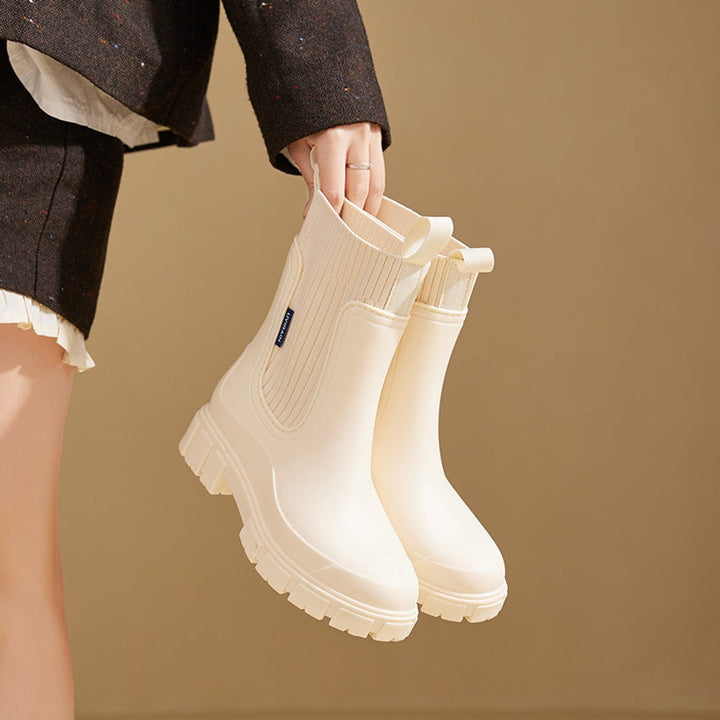 Sophie Gebreide Chelsea Boots