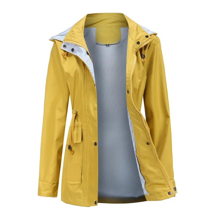 Ivy Trenchcoat met Streepdessin