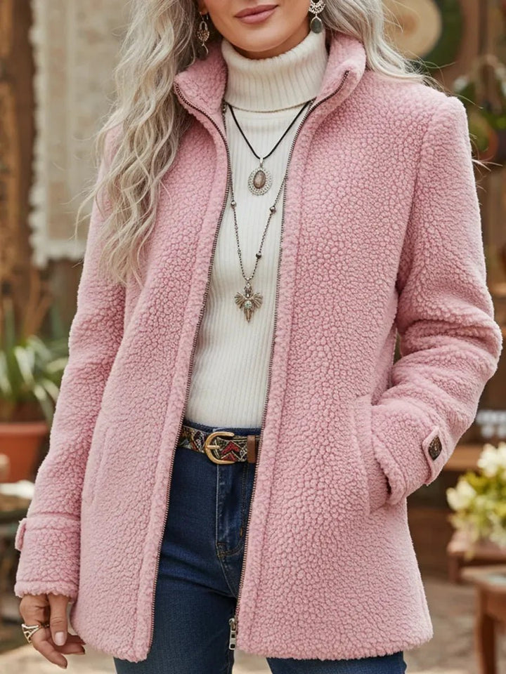 Olivia Wollen Teddyjas met Ritssluiting