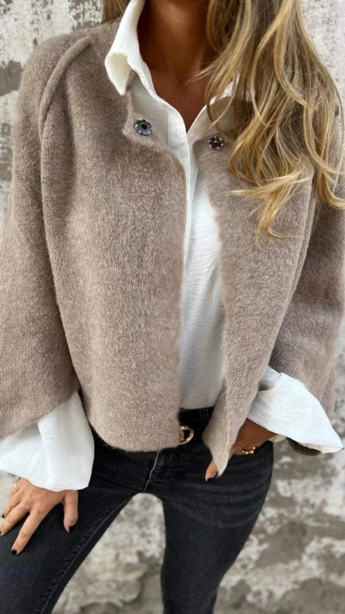 Ella Lange Wollen Teddyjas met Ronde Hals