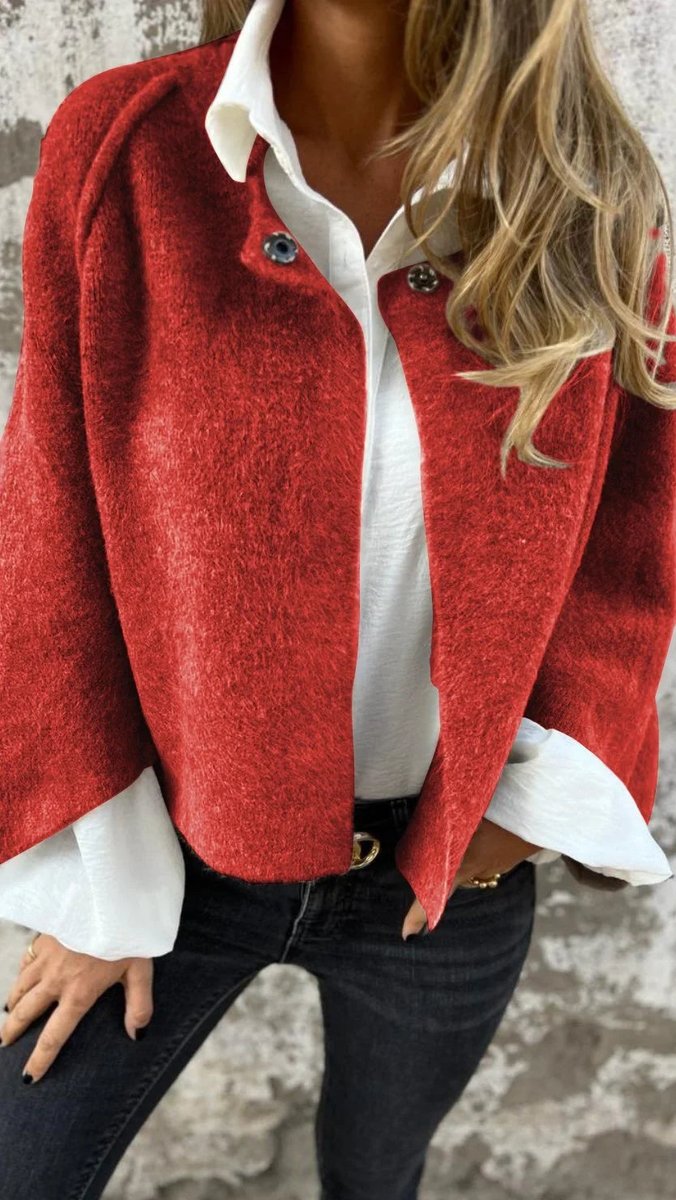 Ella Lange Wollen Teddyjas met Ronde Hals