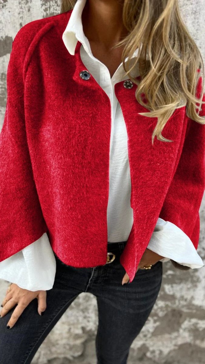 Ella Lange Wollen Teddyjas met Ronde Hals