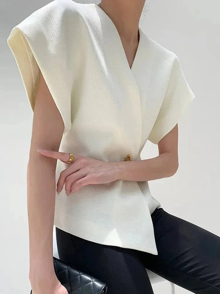 Phoebe Blouse met Wikkeldetail