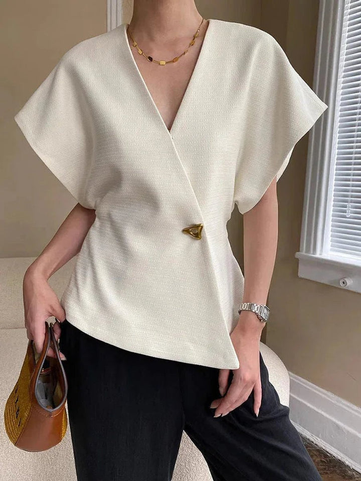 Phoebe Blouse met Wikkeldetail