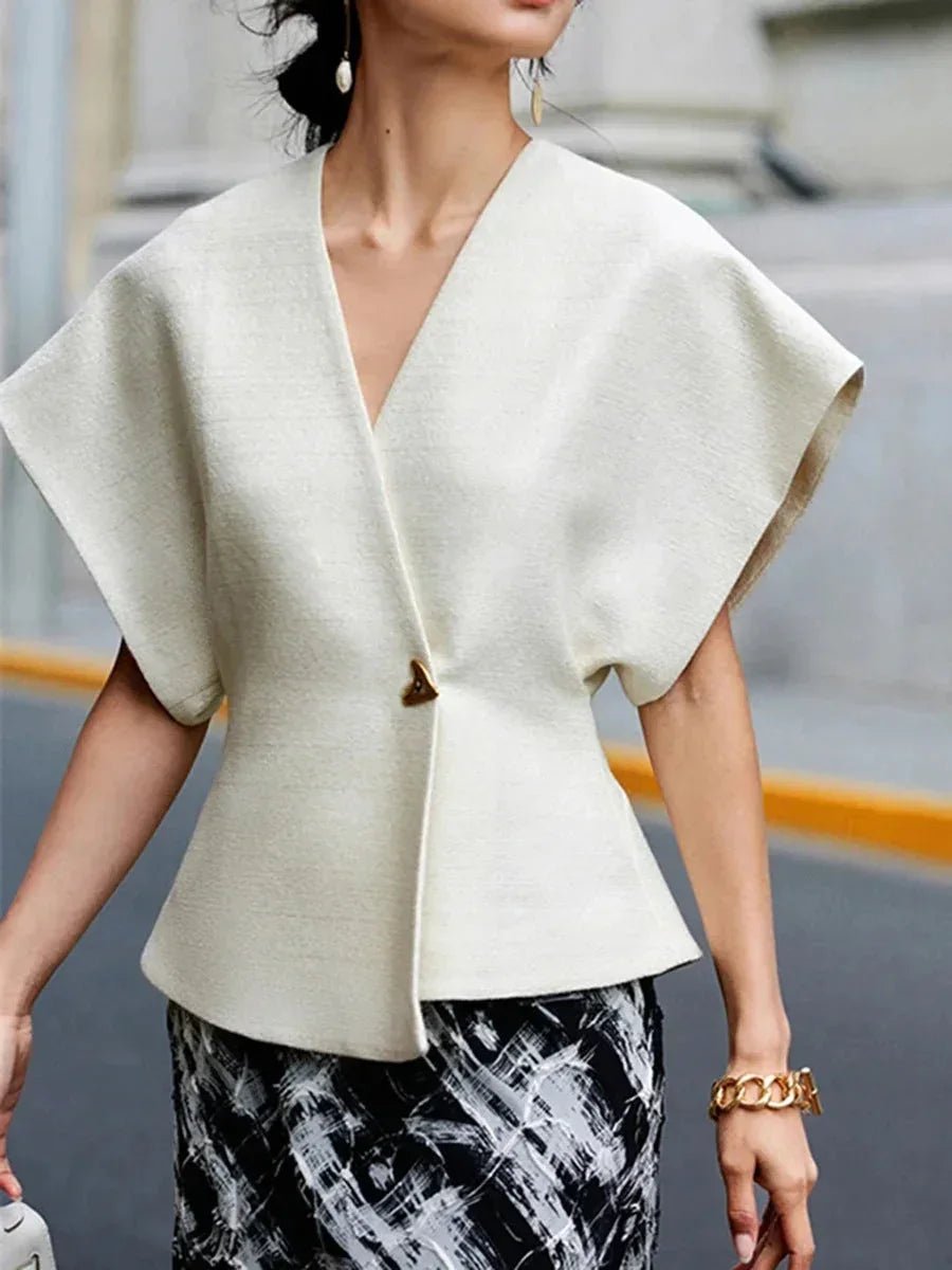 Phoebe Blouse met Wikkeldetail