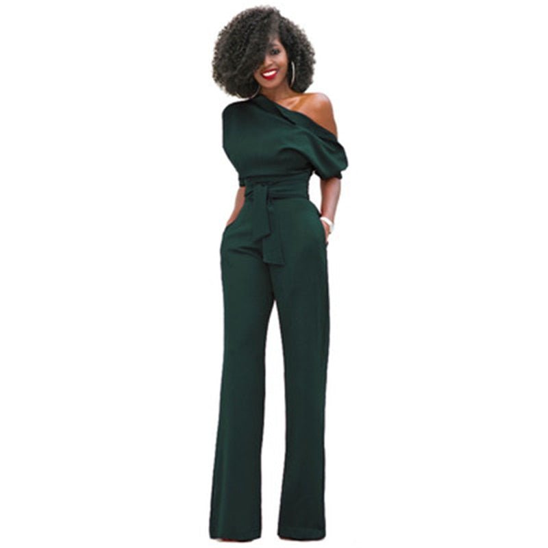 Zara Wijde Jumpsuit met Off-shoulder
